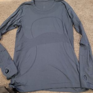 Size 12 navy swiftly long sleeve